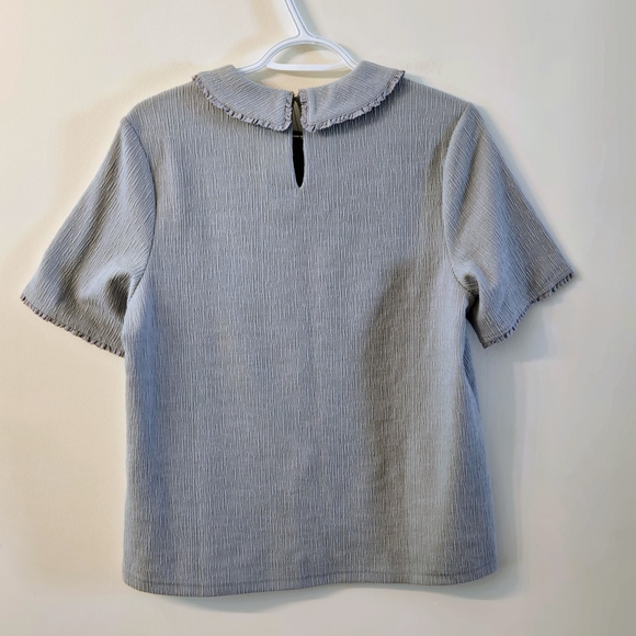 PaperDolls NWT Textured Collared Top - Picture 2 of 8